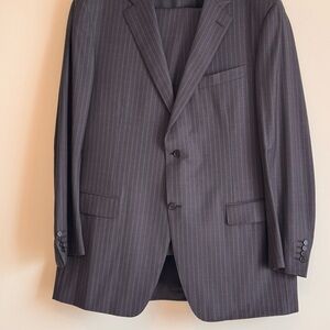 Canali Men's Gray Pinstripe Suit